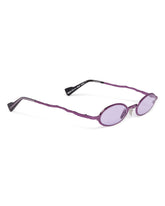 Purple Z24 Mask Sunglasses - TUTTI CHECK ATELIER | PLP | Antonia