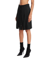 Green Skirt with Slits and Belt | PDP | Antonia