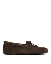 Brown Suede Loafers - Women's shoes | PLP | Antonia
