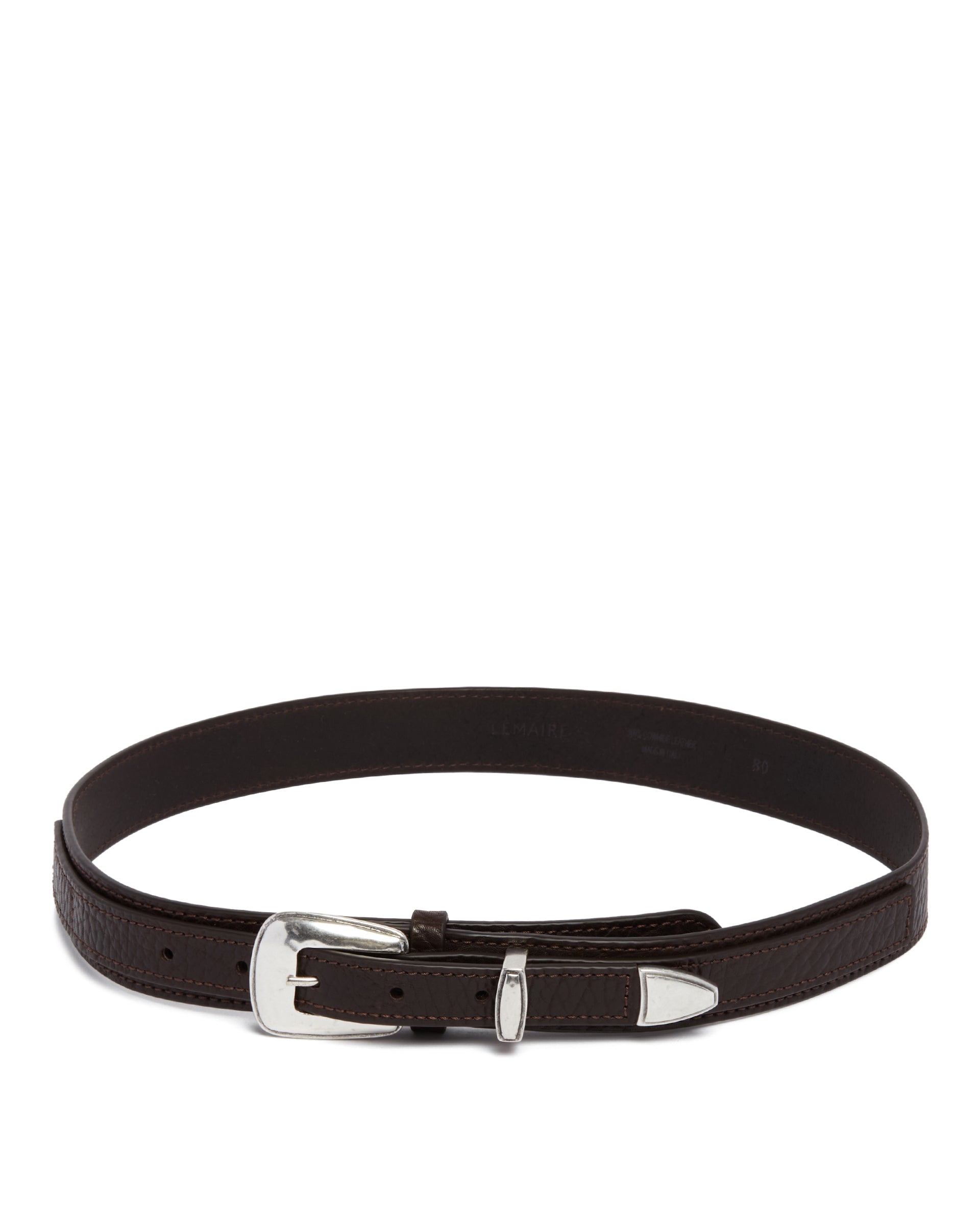 Brown Minimal Western Belt LEMAIRE Antonia