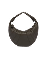 Brown Croissant Midi Bag | PDP | Antonia