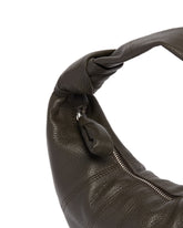 Brown Croissant Midi Bag | PDP | Antonia