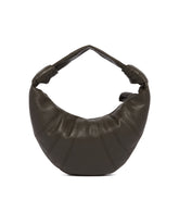 Brown Croissant Midi Bag | PDP | Antonia