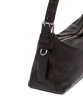 Brown Leather Belted Baguette Bag | PDP | Antonia
