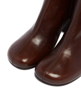 Brown Leather Anatomic Ankle Boots | PDP | Antonia