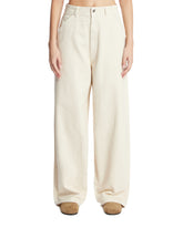 White Denim Trousers | PDP | Antonia