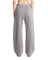 Gray Twisted Jeans with Belt | PDP | Antonia