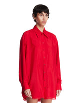 Red Flowing Shirt | PDP | Antonia