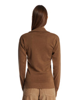 Brown Wool Cardigan | PDP | Antonia