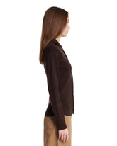 Dark Brown Wool Cardigan | PDP | Antonia