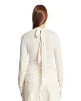 White Bow Top | PDP | Antonia