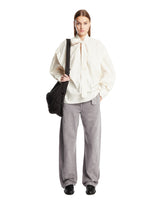 Camicia Con Fiocco Bianca | PDP | Antonia