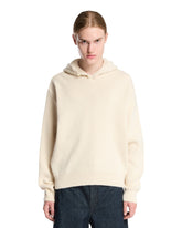 Maglione Con Cappuccio Bianco - LEMAIRE UOMO | PLP | Antonia