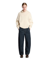 Maglione Con Cappuccio Bianco - LEMAIRE UOMO | PLP | Antonia