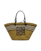 LOEWE Paula's Ibiza Green Medium Anagram Basket Bag | PDP | Antonia