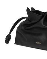 Black Medium Flamenco Clutch Bag | PDP | Antonia