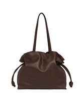 Brown Large Flamenco Clutch | PDP | Antonia