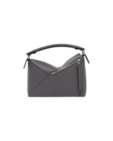 Gray Small Puzzle Edge Bag | PDP | Antonia