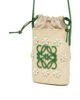 Square Raffia Beaded Pouch | PDP | Antonia