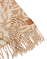 Beige Anagram Scarf | PDP | Antonia