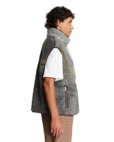 Gray Wool Blend Vest | PDP | Antonia