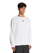 White Long Sleeve T-Shirt Anagram | PDP | Antonia