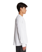 White Long Sleeve T-Shirt Anagram | PDP | Antonia