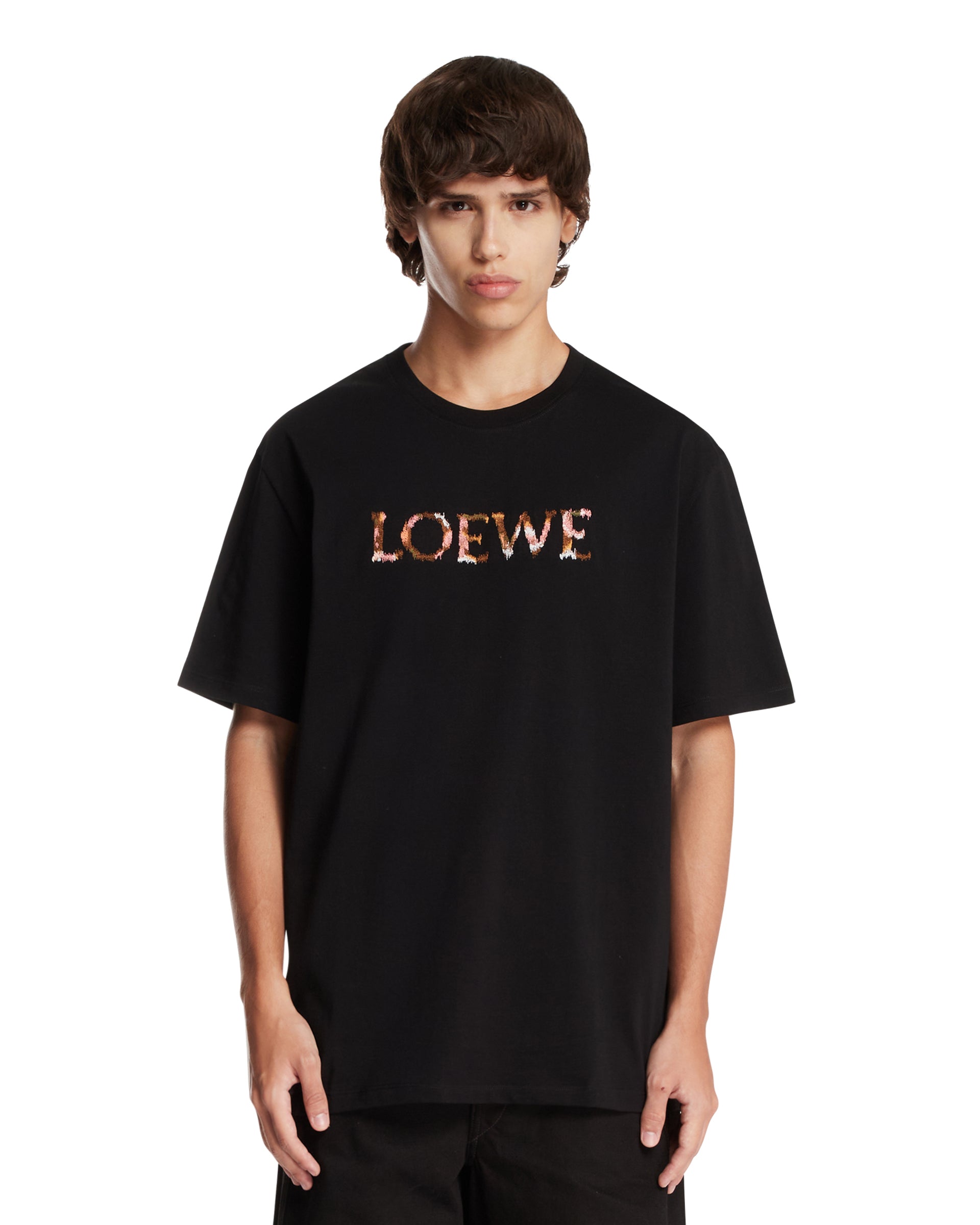 Black Logo T-Shirt | LOEWE - Antonia