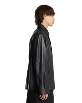 Overshirt In Pelle Nera | PDP | Antonia