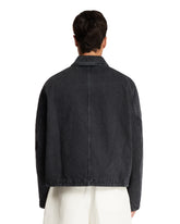 Black Anagram Jacket | PDP | Antonia