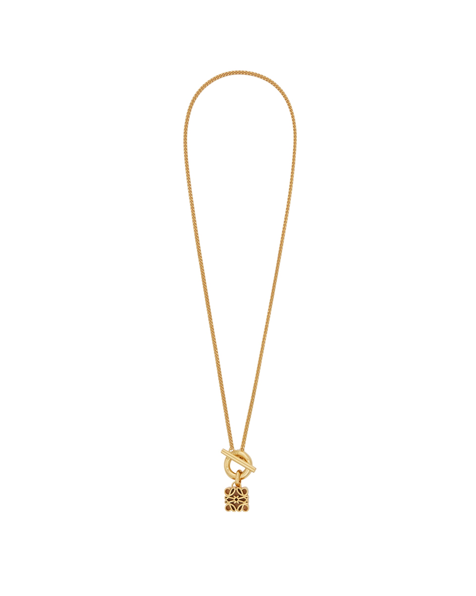 Golden Anagram Necklace | LOEWE - Antonia Golden Anagram Necklace | LOEWE - Antonia