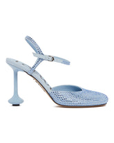 Blue Crystals Toy Ankle Strap Pumps | PDP | Antonia