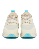 LOEWE x On Beige and Light Blue Cloudsolo Sneakers | PDP | Antonia