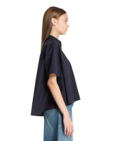 Blue Trapeze Shirt | PDP | Antonia