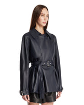 Giacca In Pelle Blu | PDP | Antonia