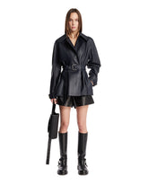 Blue Leather Jacket - LOEWE | PLP | Antonia