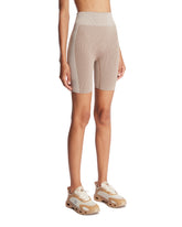 LOEWE x On Beige High-Waisted Shorts | PDP | Antonia