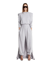 Gray Cotton Sweatpants | PDP | Antonia