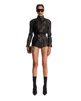 Black Leather Bodysuit - MAGDA BUTRYM WOMEN | PLP | Antonia