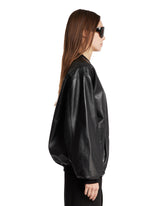 Bomber Relaxed In Pelle Nera | PDP | Antonia