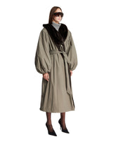 Gray Coat with Faux Fur | PDP | Antonia