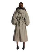 Gray Coat with Faux Fur | PDP | Antonia