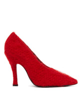 Red Sculptural Frame Pumps - Women's pumps | PLP | Antonia