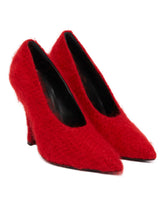 Red Sculptural Frame Pumps - Women's pumps | PLP | Antonia