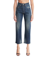 Jeans Cropped In Cotone Blu - MAISON MARGIELA DONNA | PLP | Antonia