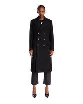 Black Double-Breasted Coat | PDP | Antonia