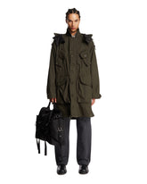 Green Cotton Multi-Pocket Parka - Men's jackets | PLP | Antonia