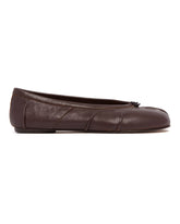 Brown New Tabi Ballet Flats | PDP | Antonia