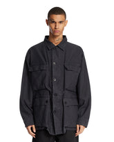 Giacca Caban In Cotone Blu - MAISON MARGIELA UOMO | PLP | Antonia