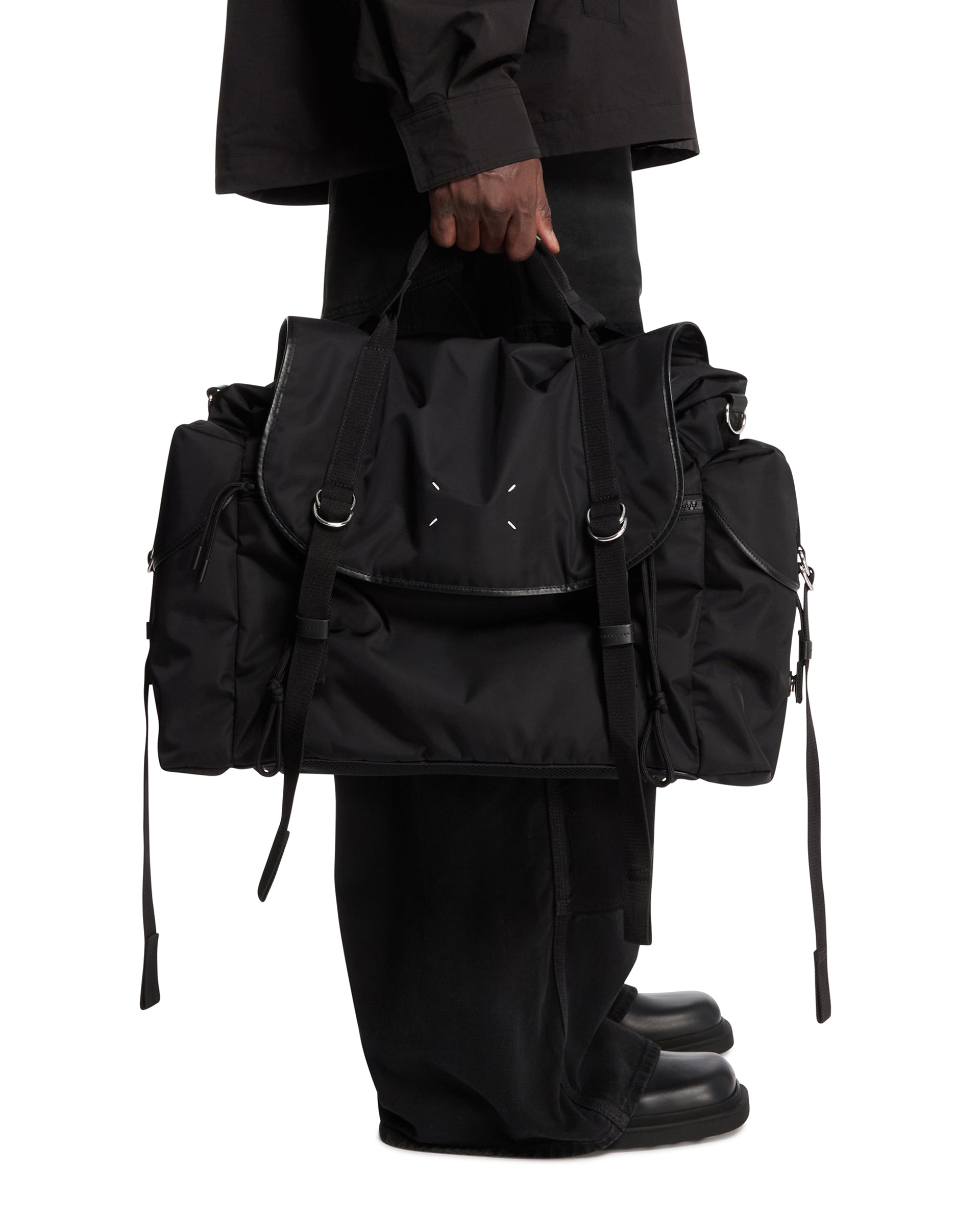 Black High Tech Messenger Bag | MAISON MARGIELA - Antonia